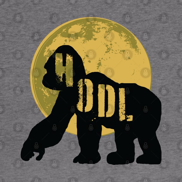 HODL Ape Gold Moon by PelagiosCorner